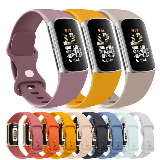 Adjustable Watchband for Fitbit Charge 6/5