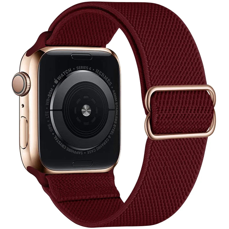 Elastic Nylon Scrunchie Strap for Apple Watch