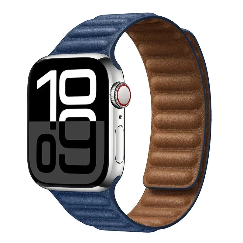 Leather Link Strap for Apple Watch