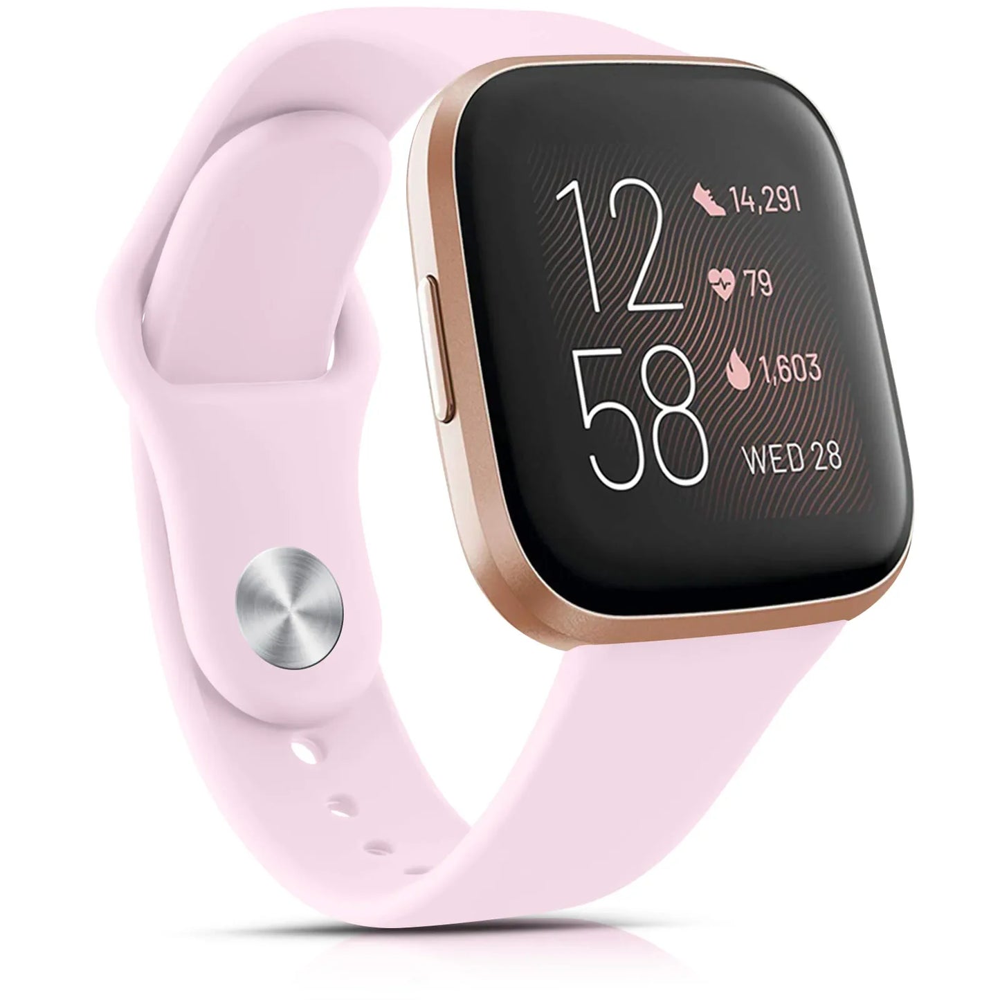 Silicone Watch Band For Fitbit Versa 4/3/2/1/Lite