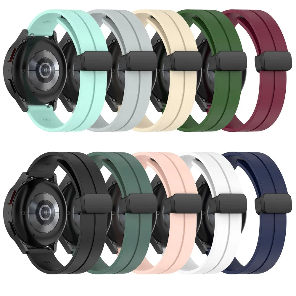Sport Silicone Magnetic Buckle For Samsung Galaxy Watch