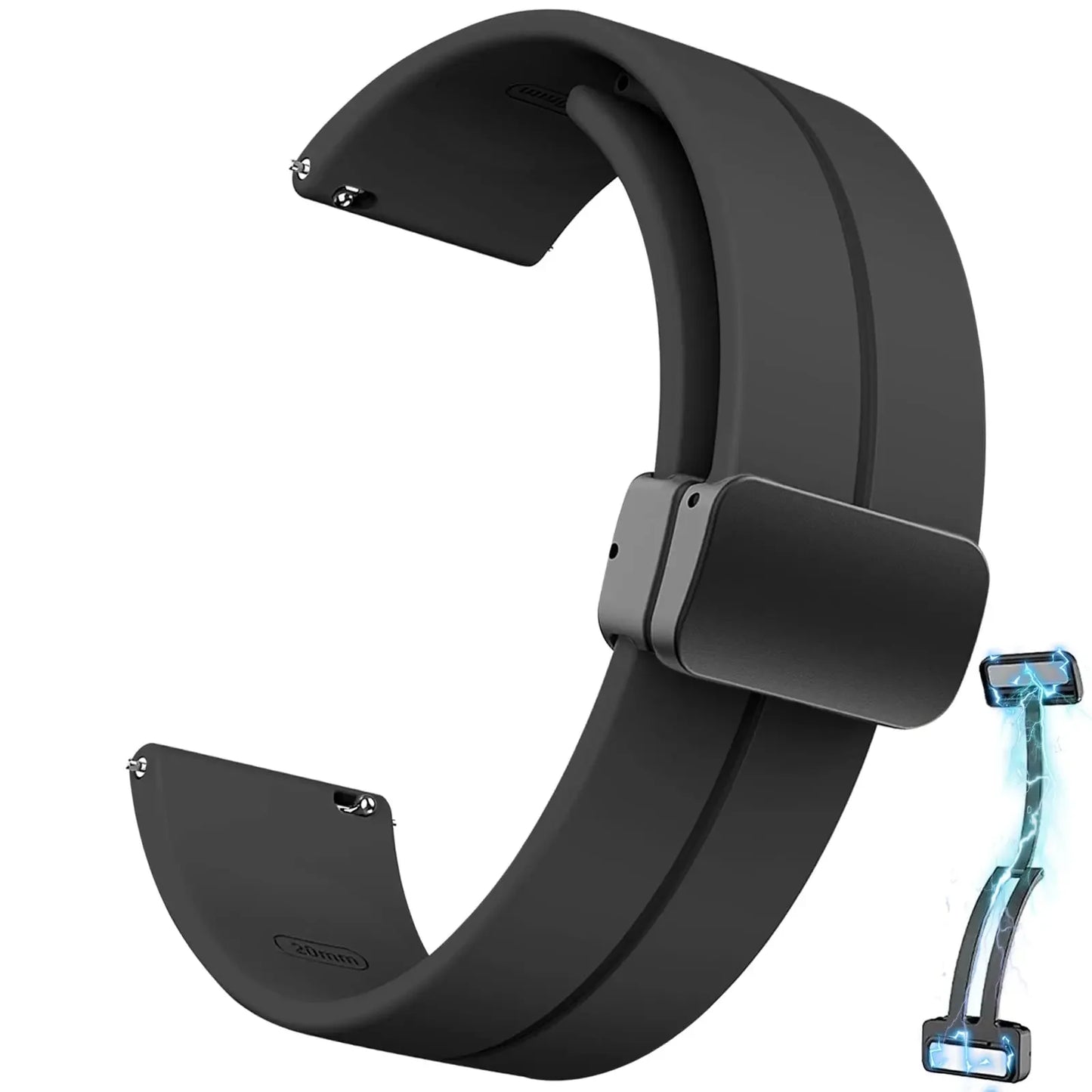 Sport Silicone Magnetic Buckle For Samsung Galaxy Watch
