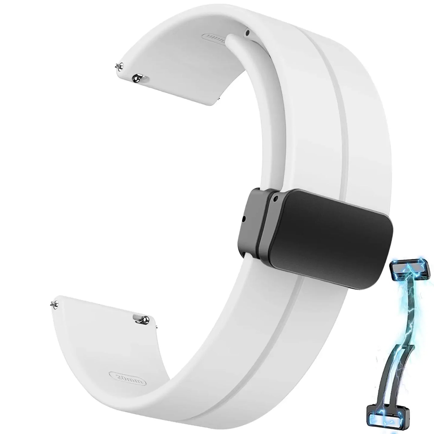 Sport Silicone Magnetic Buckle For Samsung Galaxy Watch