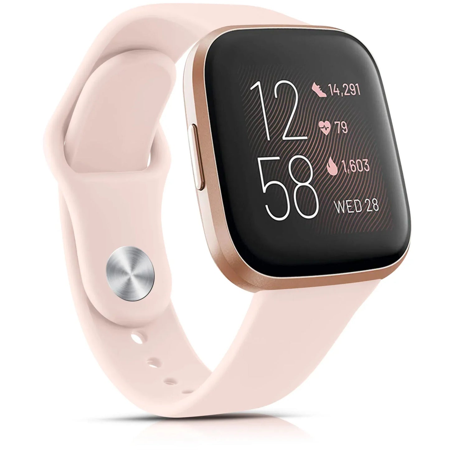 Silicone Watch Band For Fitbit Versa 4/3/2/1/Lite