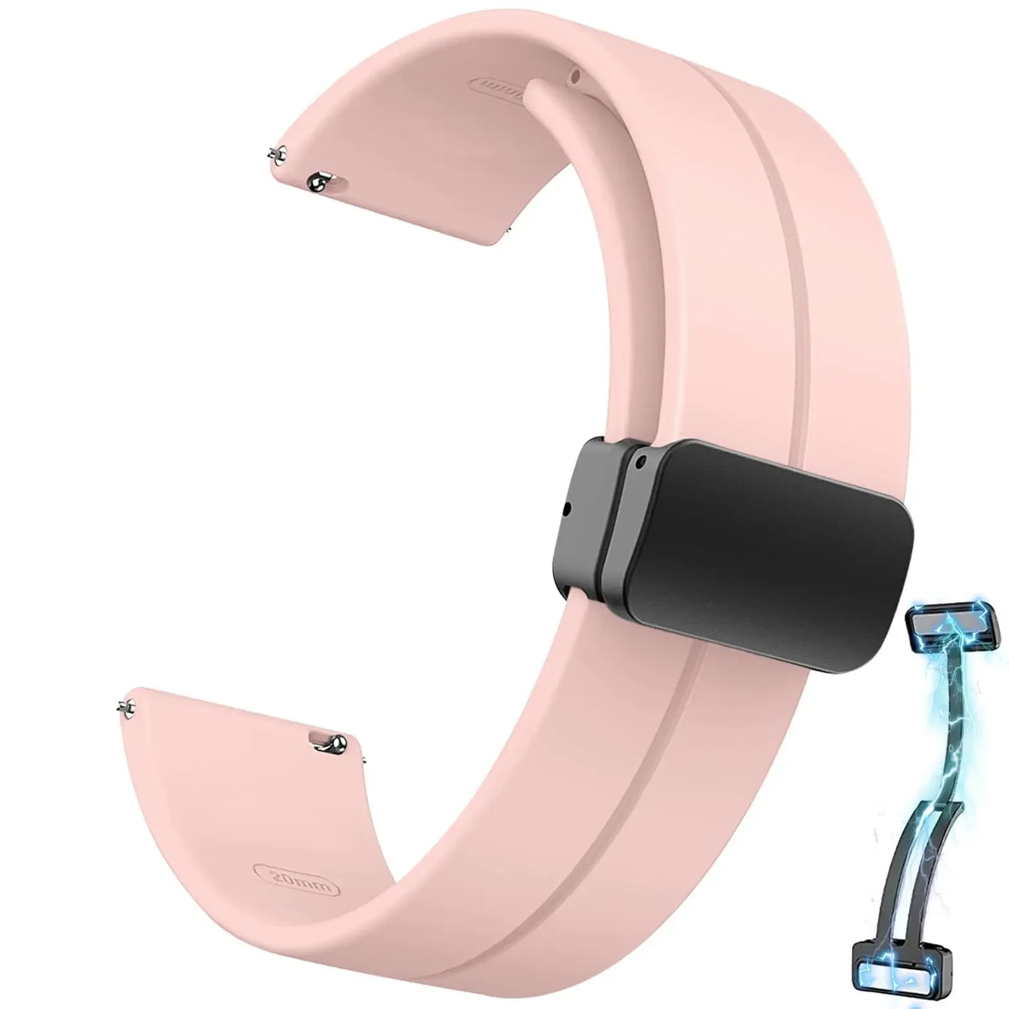 Sport Silicone Magnetic Buckle For Samsung Galaxy Watch